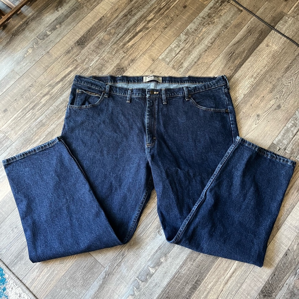 Wrangler NWOT 48x30Dark Blue Men's Jeans  beautiful true ink blue